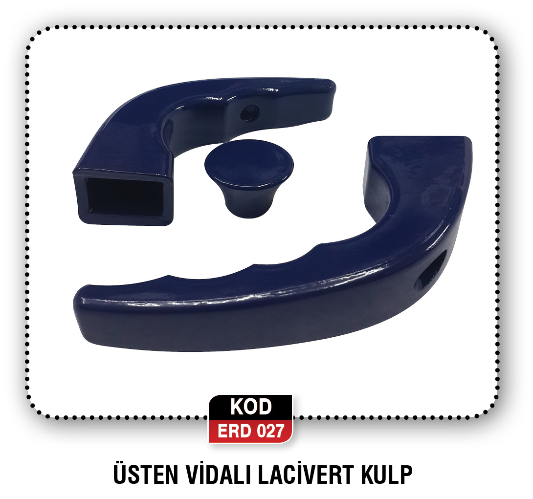 ÜSTEN VİDALI LACİVERT KULP  ERD 030